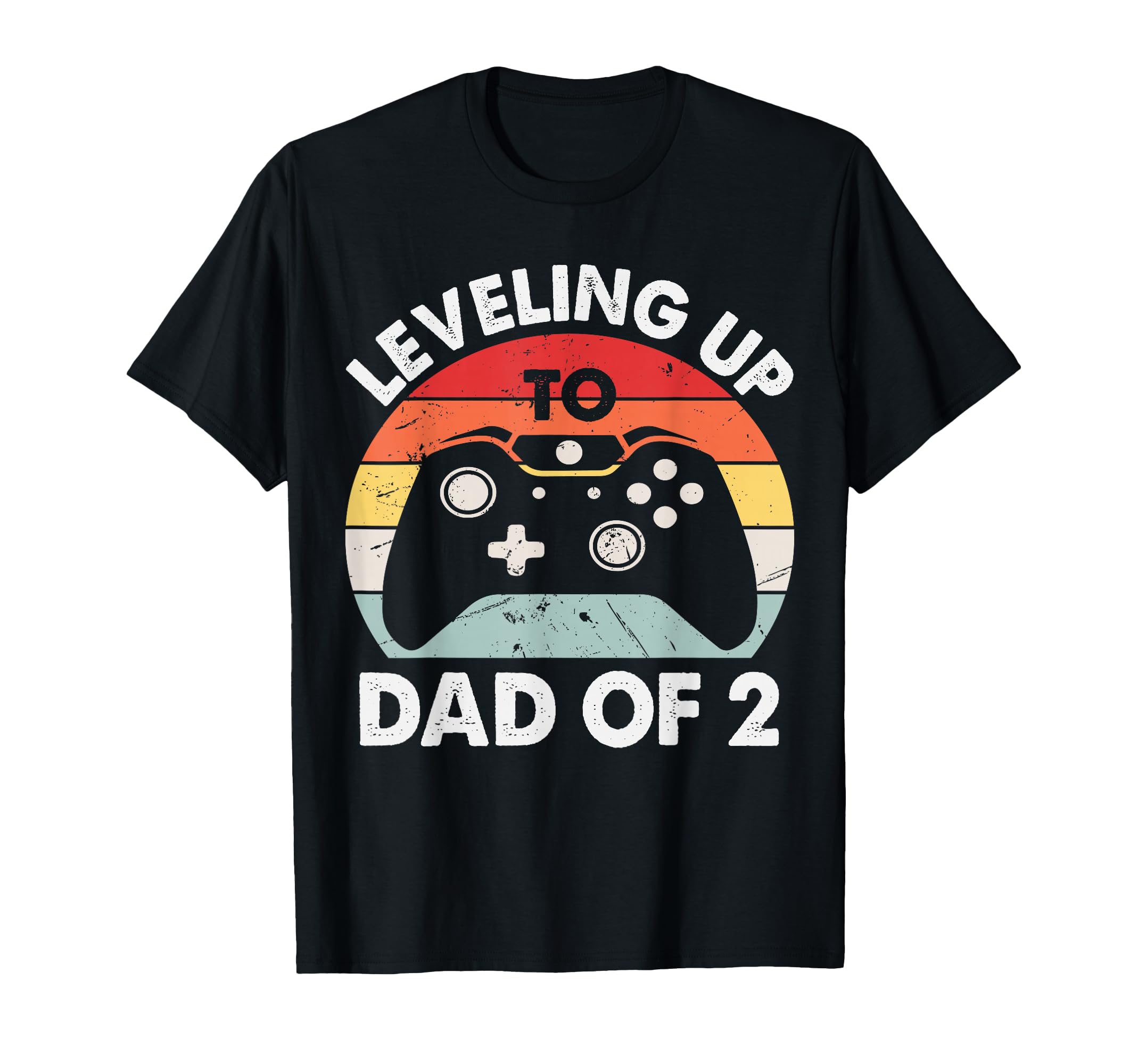 Gaming Dad Two Promoted 2Nd Time Gamer T-Shirt - Minimalist Print Unisex - T-Shirt, Sweatshirt, Hoodie