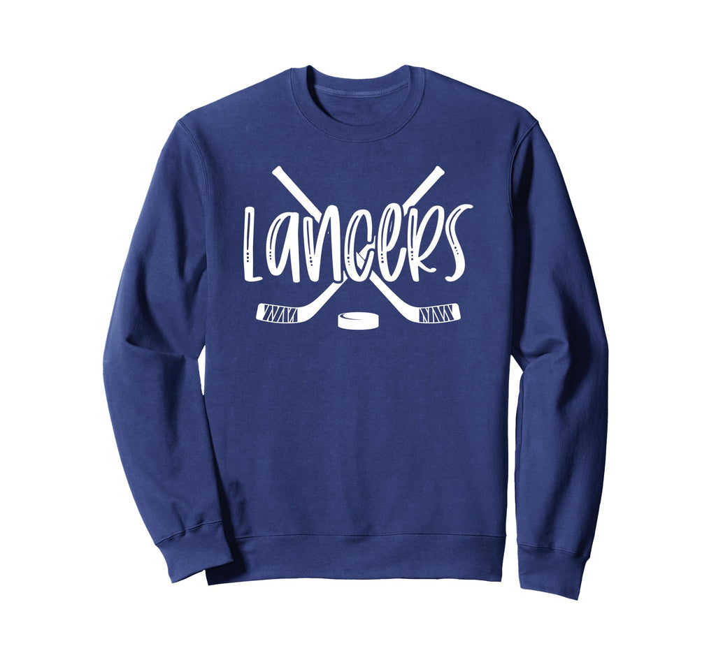 Lancers Hockey Team Mascot School Sweatshirt - Custom Art Print Unisex - T-Shirt, Sweatshirt, Hoodie