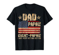 Usa Flag Dad Papaw Great Papaw I T-Shirt - Minimalist Print for Adults - T-Shirt, Sweatshirt, Hoodie