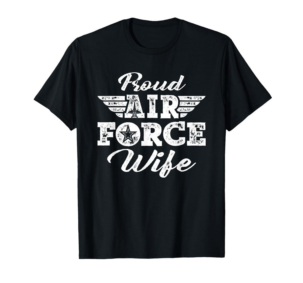 Proud Us Air Force Wife Pride Military T-Shirt - Graphic Print Unisex - T-Shirt, Sweatshirt, Hoodie