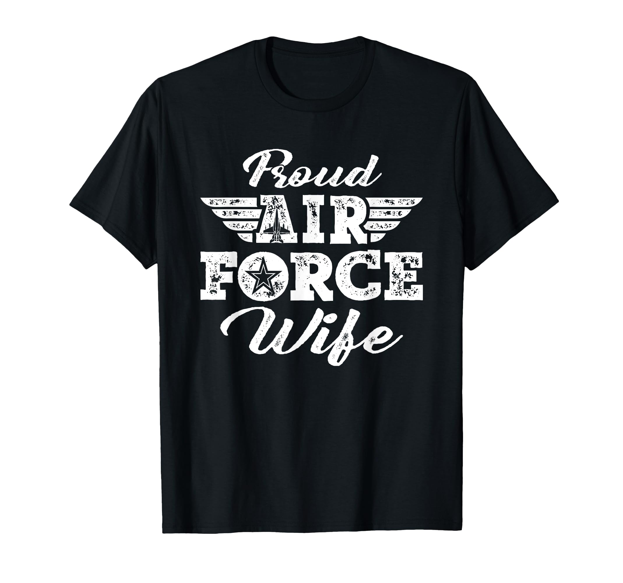 Proud Us Air Force Wife Pride Military T-Shirt - Graphic Print Unisex - T-Shirt, Sweatshirt, Hoodie