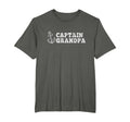 Captain Grandpa Sailing Boating T-Shirt - Casual Everyday Wear for Adults - T-Shirt, Sweatshirt, Hoodie