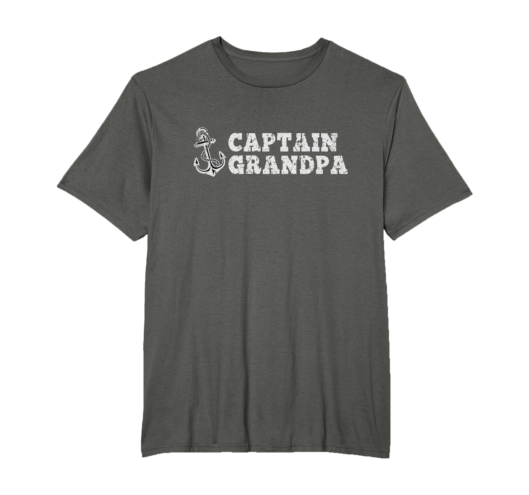 Captain Grandpa Sailing Boating T-Shirt - Casual Everyday Wear for Adults - T-Shirt, Sweatshirt, Hoodie