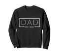 Dad Est 2024 New Daddy 2024 Father Sweatshirt - Custom Art Print Unisex - T-Shirt, Sweatshirt, Hoodie