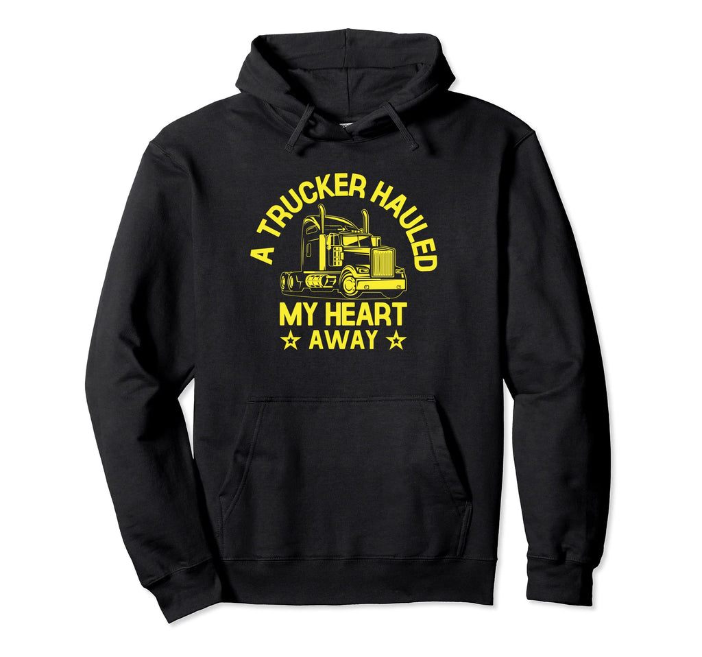 Truck Driver Trucker Freighter Hoodie - Minimalist Print for Adults - T-Shirt, Sweatshirt, Hoodie