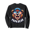 Papa Bear Fathers Day Gift Us Sweatshirt - Novelty Apparel Men Women - T-Shirt, Sweatshirt, Hoodie