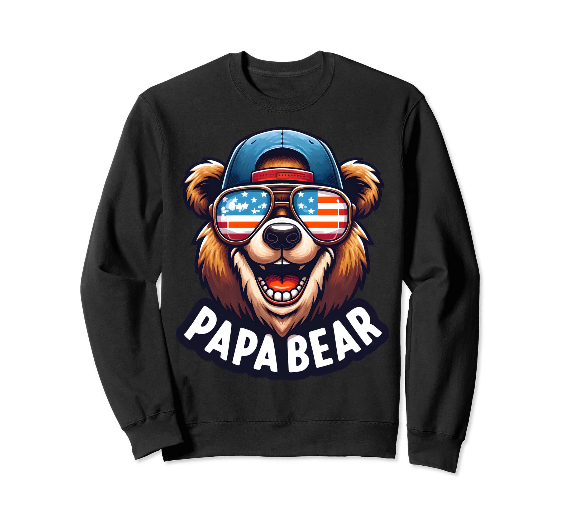 Papa Bear Fathers Day Gift Us Sweatshirt - Novelty Apparel Men Women - T-Shirt, Sweatshirt, Hoodie