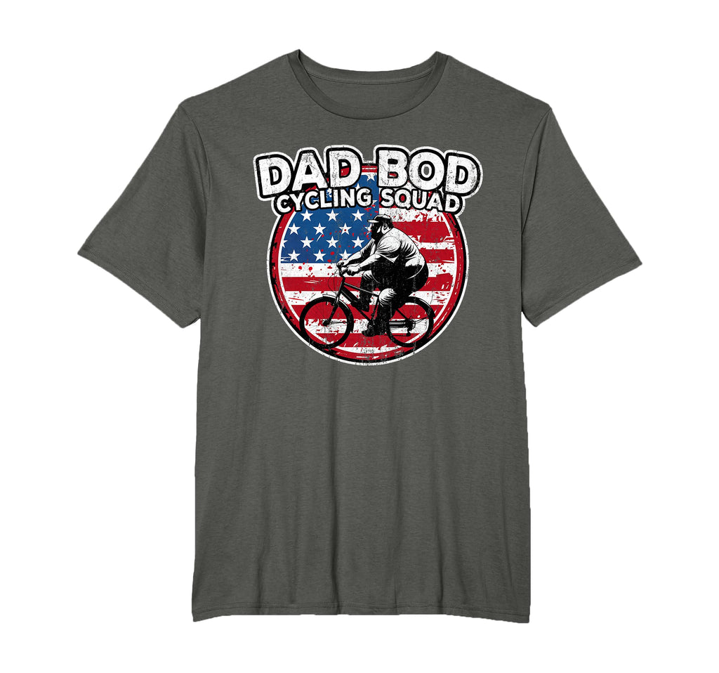 Dad Bod Cycling Squad Bicycle Dad Us T-Shirt - Graphic Print for Adults - T-Shirt, Sweatshirt, Hoodie