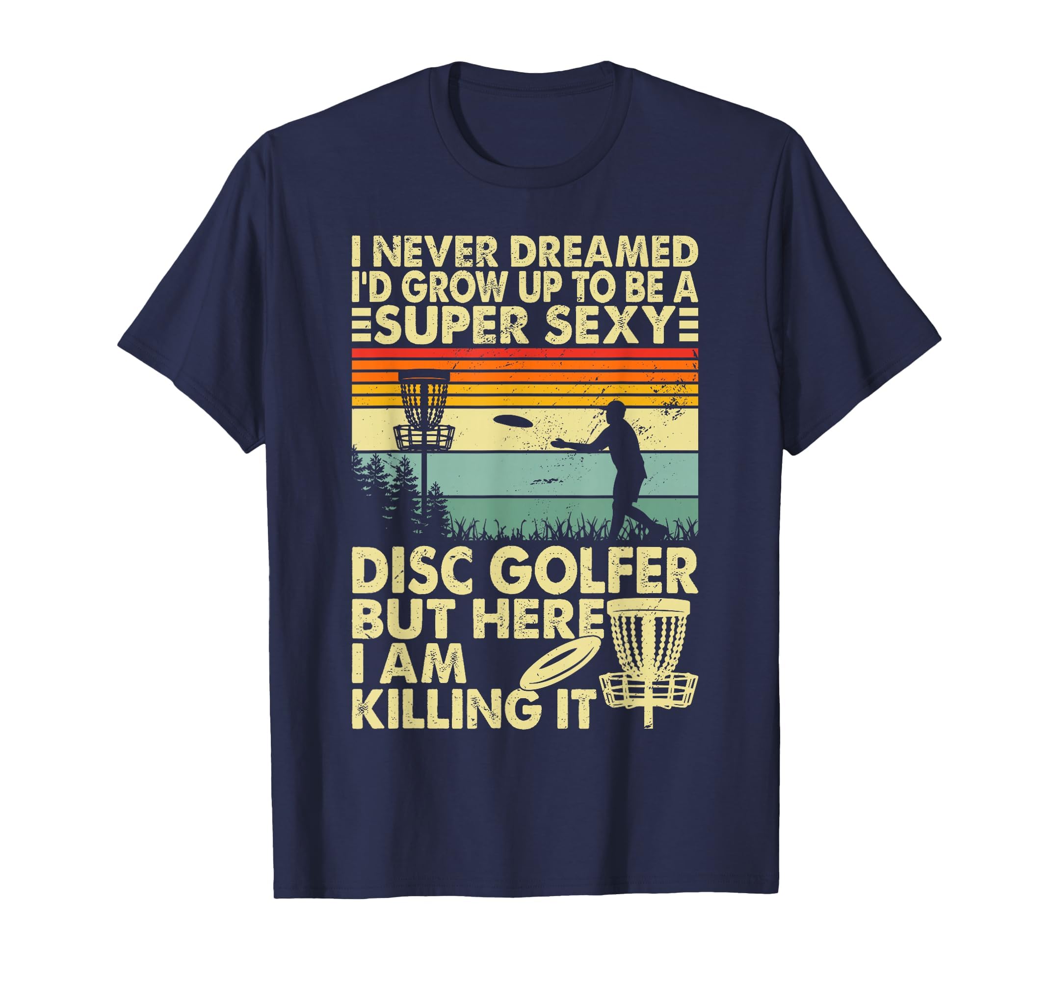 Disc Golf Dad Disc Golf Player Disc T-Shirt - Trendy Graphic for Adults - T-Shirt, Sweatshirt, Hoodie