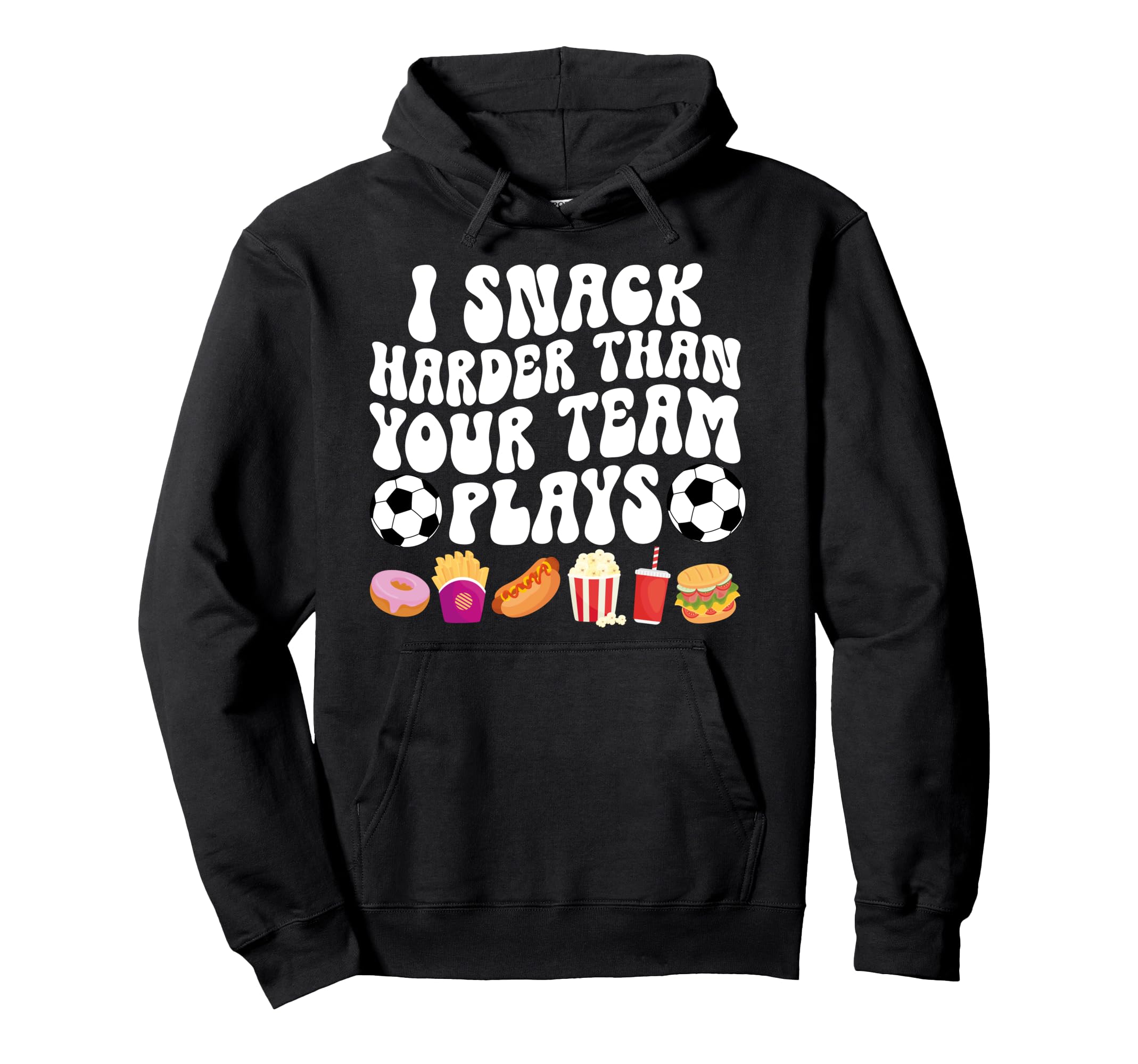 Soccer Sister Groovy Soccer Sis Soccer Hoodie - Graphic Print Unisex - T-Shirt, Sweatshirt, Hoodie