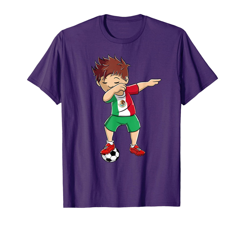 Dabbing Soccer Mexico Mexican T-Shirt - Fun Novelty Design Men Women - T-Shirt, Sweatshirt, Hoodie