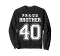 Number 40 Custom Proud Soccer Sweatshirt - Custom Art Print for Adults - T-Shirt, Sweatshirt, Hoodie