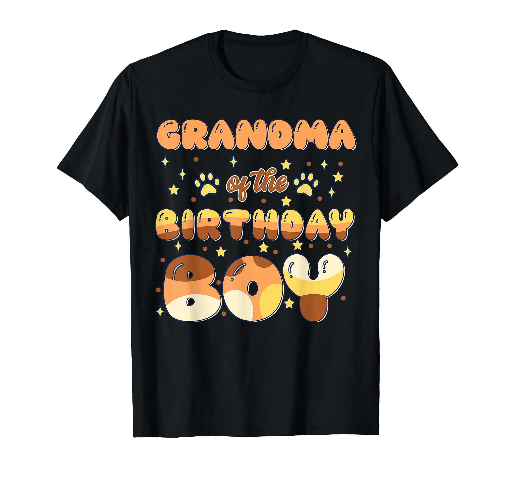 Grandma Bday Blue Dog Theme Party T-Shirt - Casual Everyday Wear Men Women - T-Shirt, Sweatshirt, Hoodie