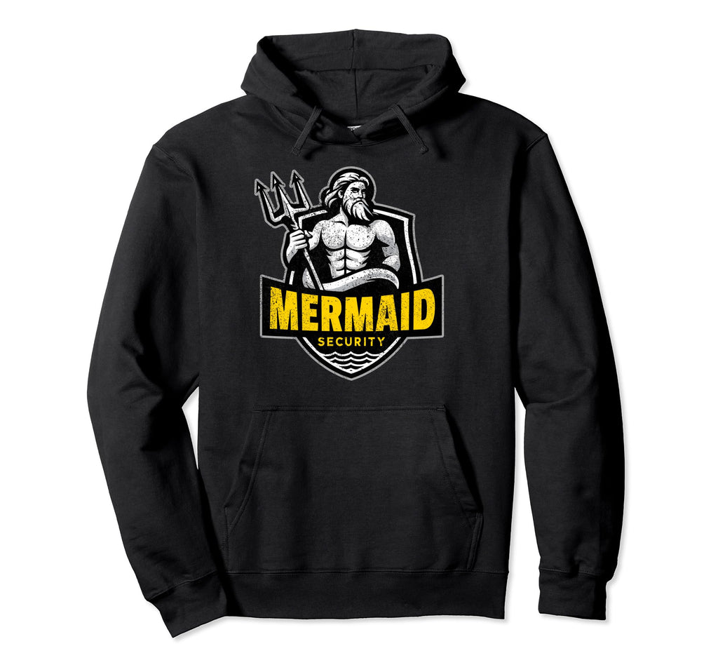 Swimming Dad I Mermaid Security I Hoodie - Custom Art Print for Adults - T-Shirt, Sweatshirt, Hoodie