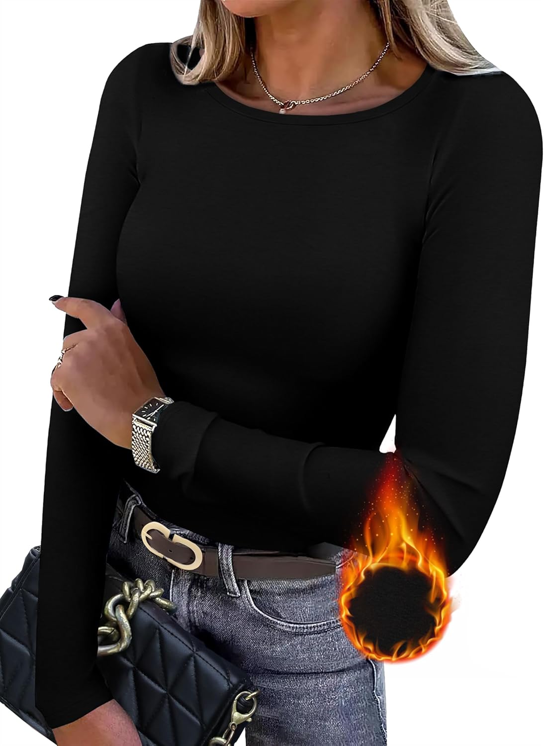 Thermal for Women Light Fleece Tops Spring 2026 Crew - Adult & Kids T-Shirts, Sweatshirts & Hoodies apparel design preview 1