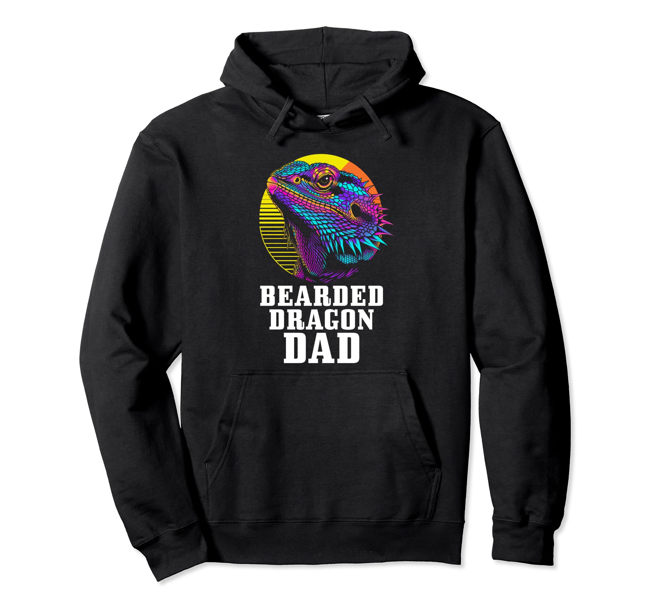 Bearded Dragon Dad Funny Reptile Hoodie - Unique Graphic Men Women - T-Shirt, Sweatshirt, Hoodie