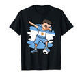 Dabbing Soccer Argentina Jersey T-Shirt - Novelty Apparel Unisex - T-Shirt, Sweatshirt, Hoodie