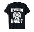 Mens Leveling Up To Daddy New Dad T-Shirt - Minimalist Print Men Women - T-Shirt, Sweatshirt, Hoodie