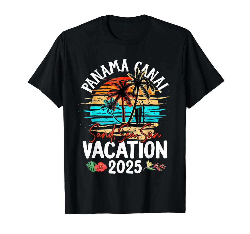 Panama Canal Vacation 2025 Matching T-Shirt - Unique Graphic Men Women - T-Shirt, Sweatshirt, Hoodie