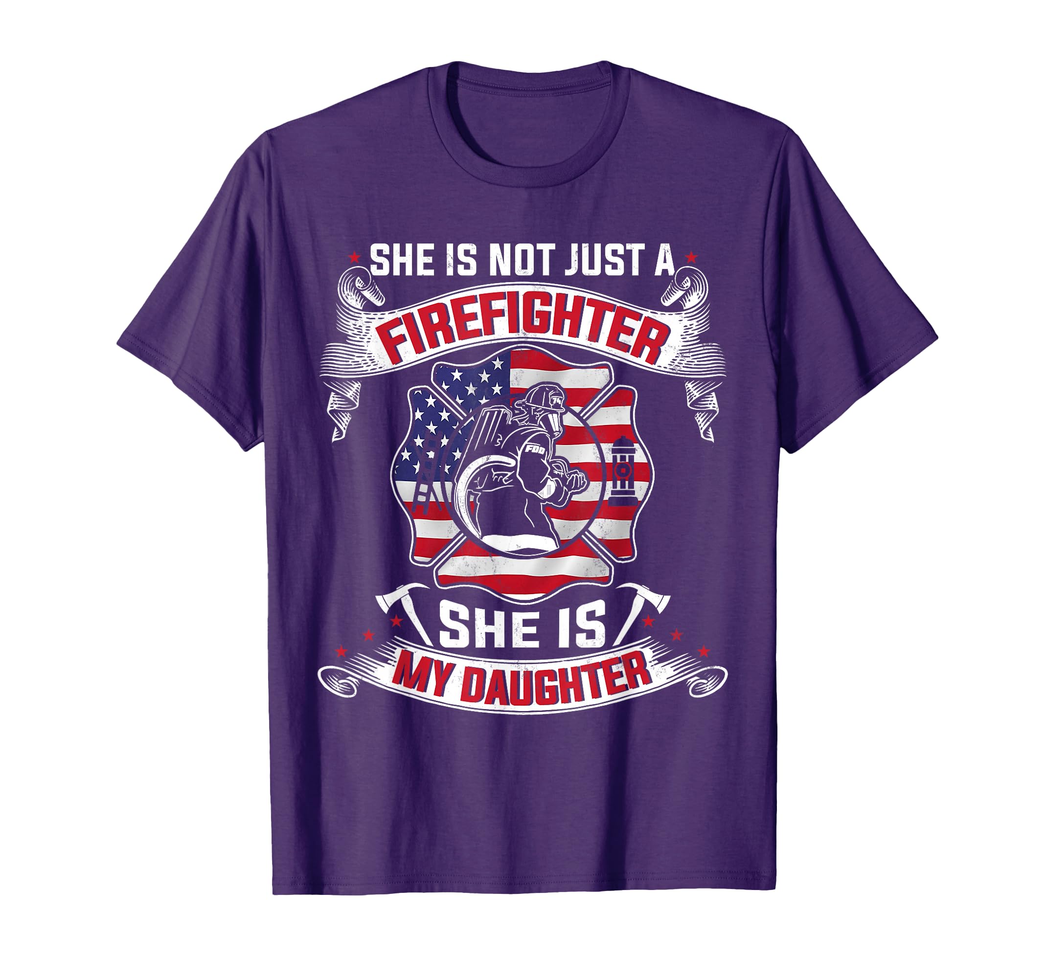 She Is Not Just Firefighter She Is My T-Shirt - Unique Graphic Unisex - T-Shirt, Sweatshirt, Hoodie