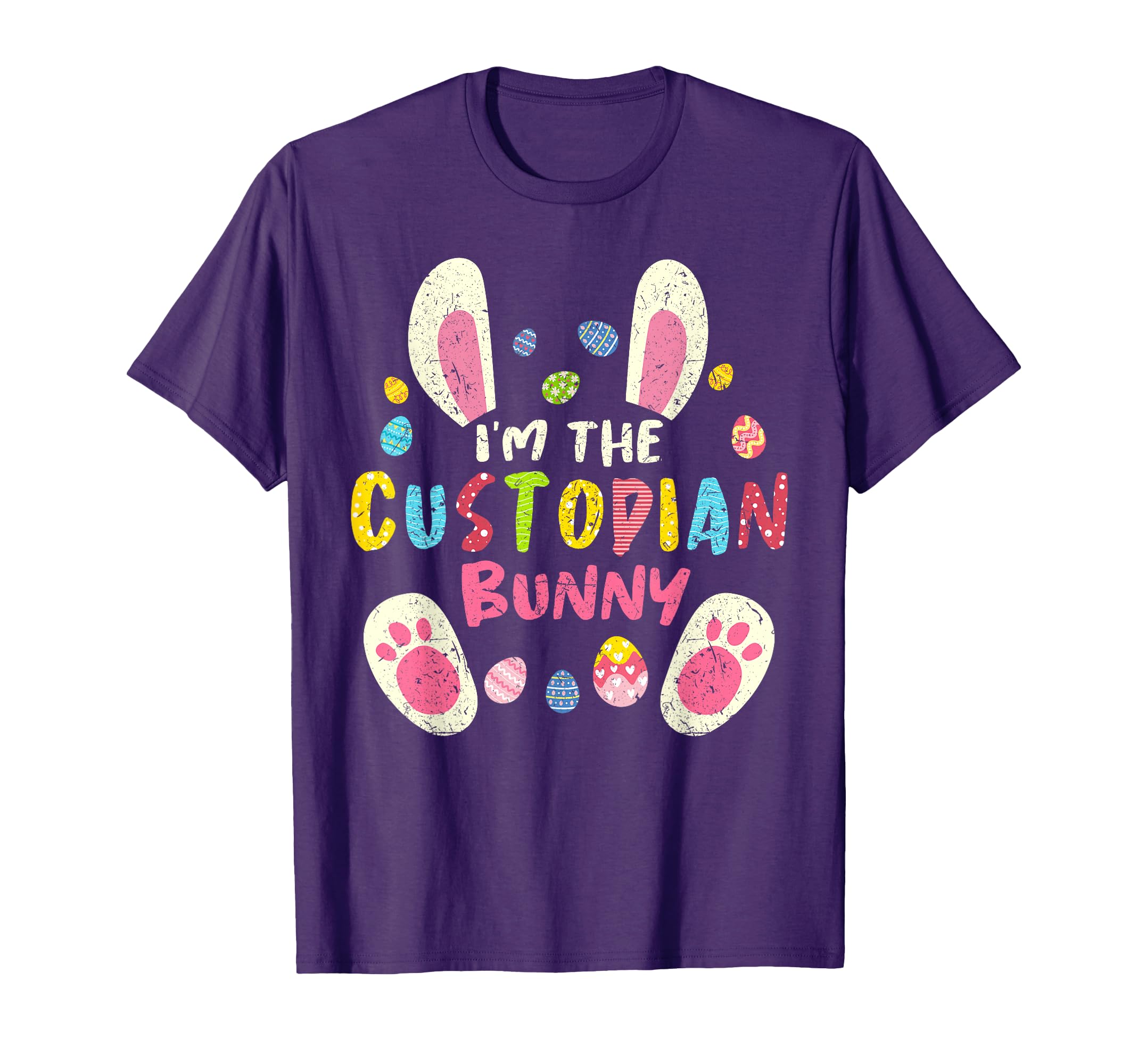 Custodian Easter Matching Family T-Shirt - Custom Art Print Men Women - T-Shirt, Sweatshirt, Hoodie