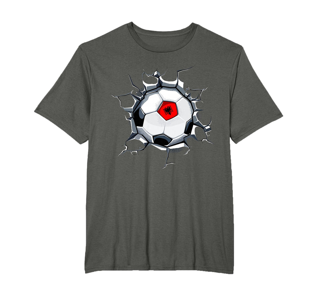 Albania Soccer Fans Jersey Albanian T-Shirt - Custom Art Print Unisex - T-Shirt, Sweatshirt, Hoodie