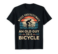 Never Underestimate Old Guy Bicycle T-Shirt - Streetwear Style for Adults - T-Shirt, Sweatshirt, Hoodie
