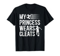 My Princess Wears Cleats Soccer Dad T-Shirt - Trendy Graphic for Adults - T-Shirt, Sweatshirt, Hoodie