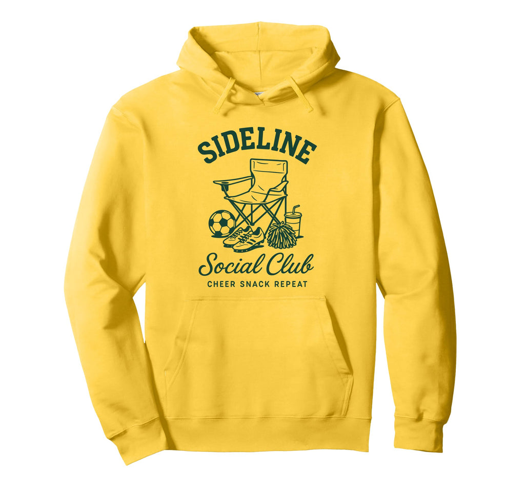 Sideline Social Club Soccer Mom Hoodie - Streetwear Style Men Women - T-Shirt, Sweatshirt, Hoodie