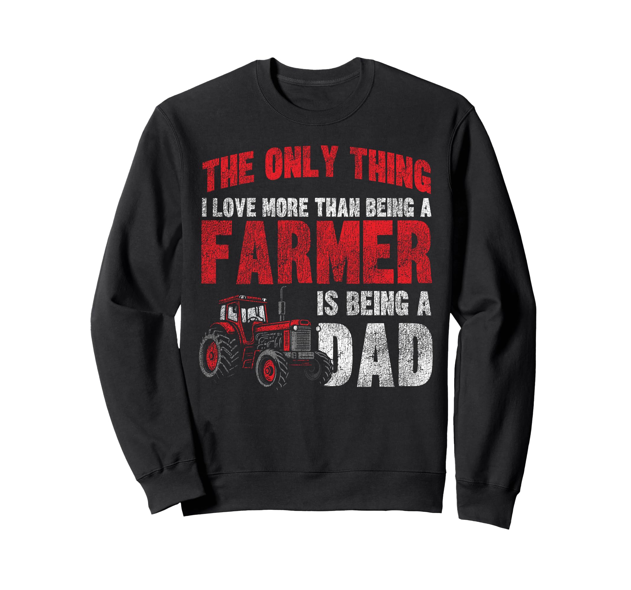 Farming Farmer Dad Father Tractor Sweatshirt - Minimalist Print for Adults - T-Shirt, Sweatshirt, Hoodie
