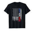 Fathers Day Best Papa Ever Us American T-Shirt - Minimalist Print Unisex - T-Shirt, Sweatshirt, Hoodie