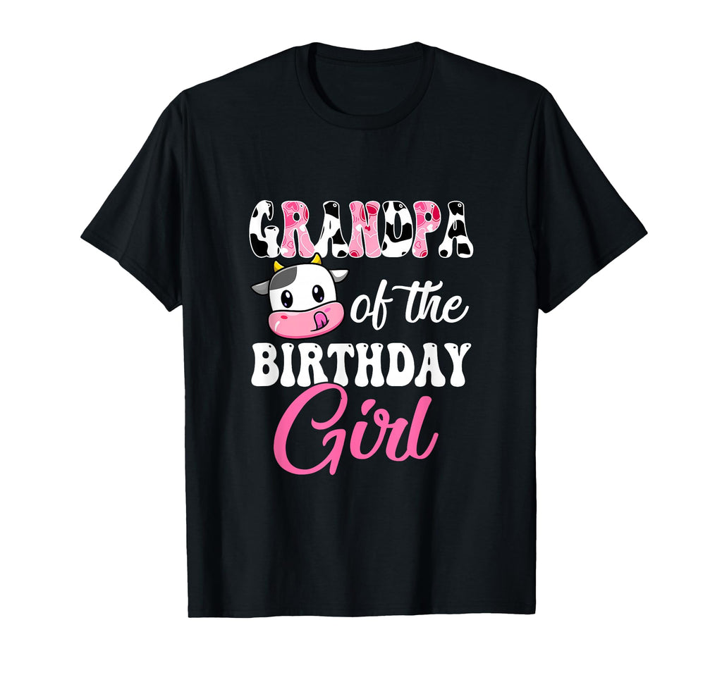 Grandpa Birthday Farm Cow 1St Birthday T-Shirt - Unique Graphic for Adults - T-Shirt, Sweatshirt, Hoodie