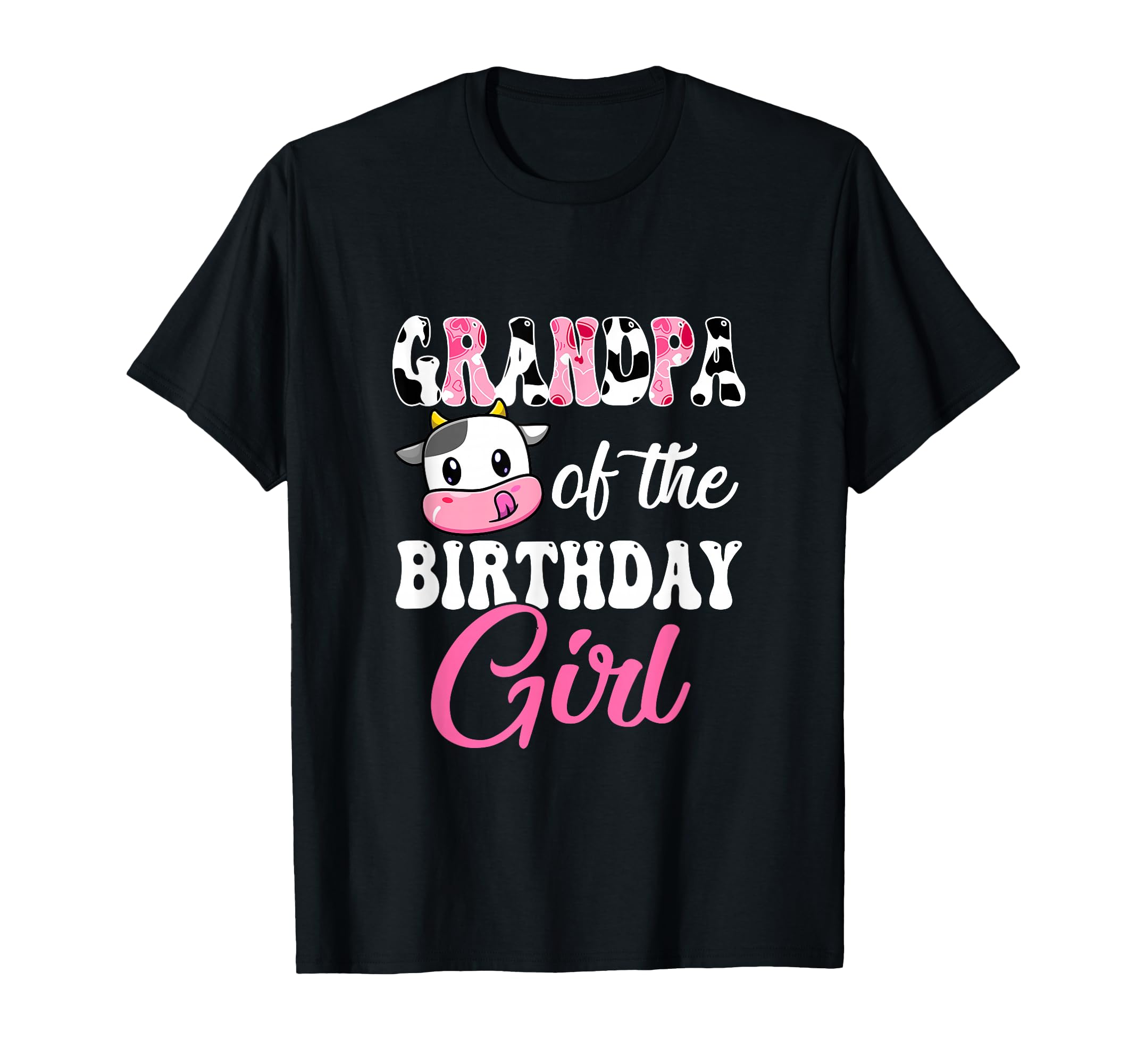 Grandpa Birthday Farm Cow 1St Birthday T-Shirt - Unique Graphic for Adults - T-Shirt, Sweatshirt, Hoodie