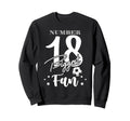Number 18 Biggest Fan Soccer Sweatshirt - Casual Everyday Wear Men Women - T-Shirt, Sweatshirt, Hoodie