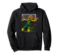 Lion Soccer Player Score Goal Knee Slide Hoodie - Novelty Apparel Unisex - T-Shirt, Sweatshirt, Hoodie