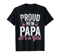 Proud New Papa Its Father Soon To Be T-Shirt - Minimalist Print for Adults - T-Shirt, Sweatshirt, Hoodie