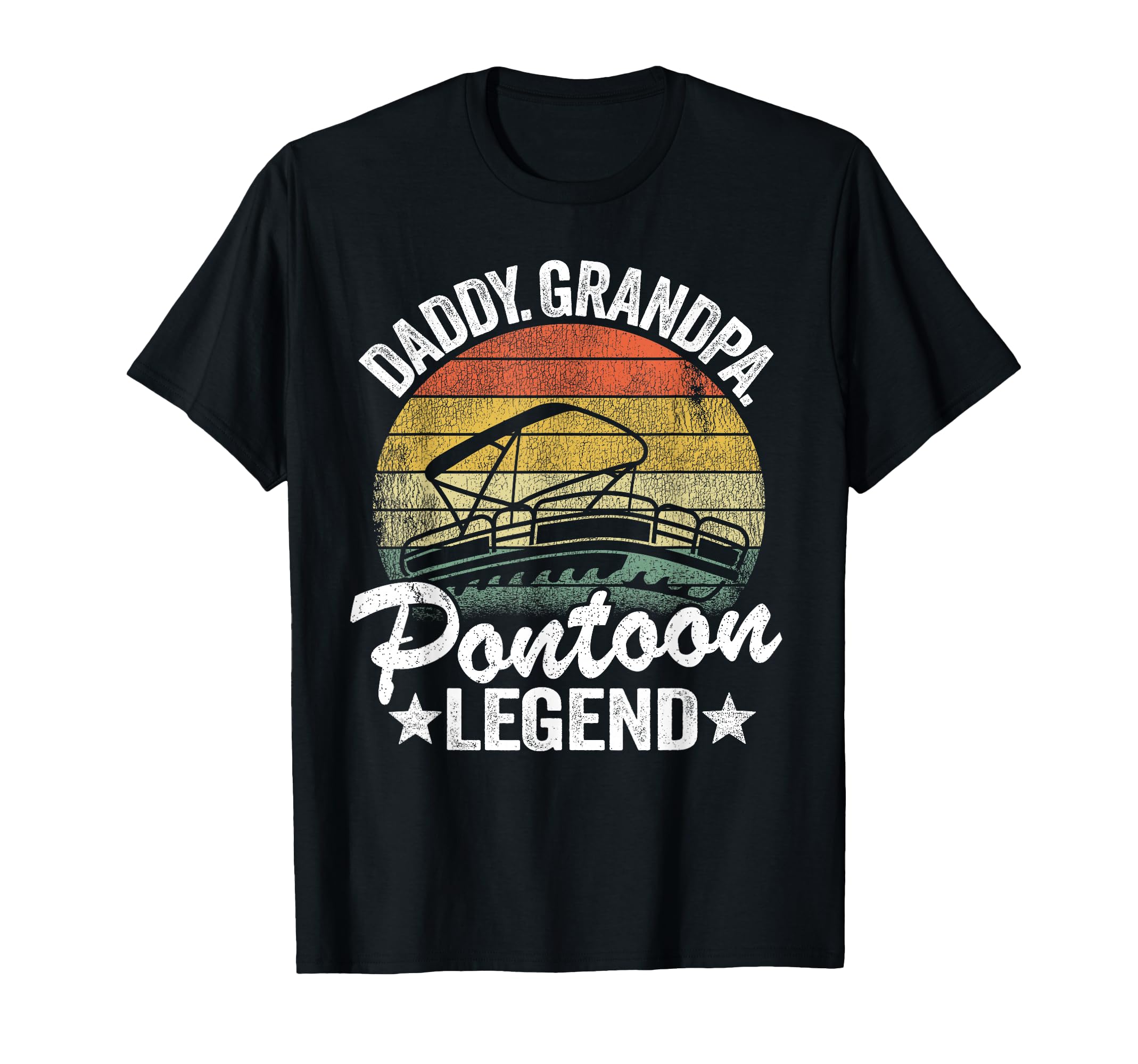 Daddy Grandpa Pontoon Legend Dad T-Shirt - Graphic Print for Adults - T-Shirt, Sweatshirt, Hoodie