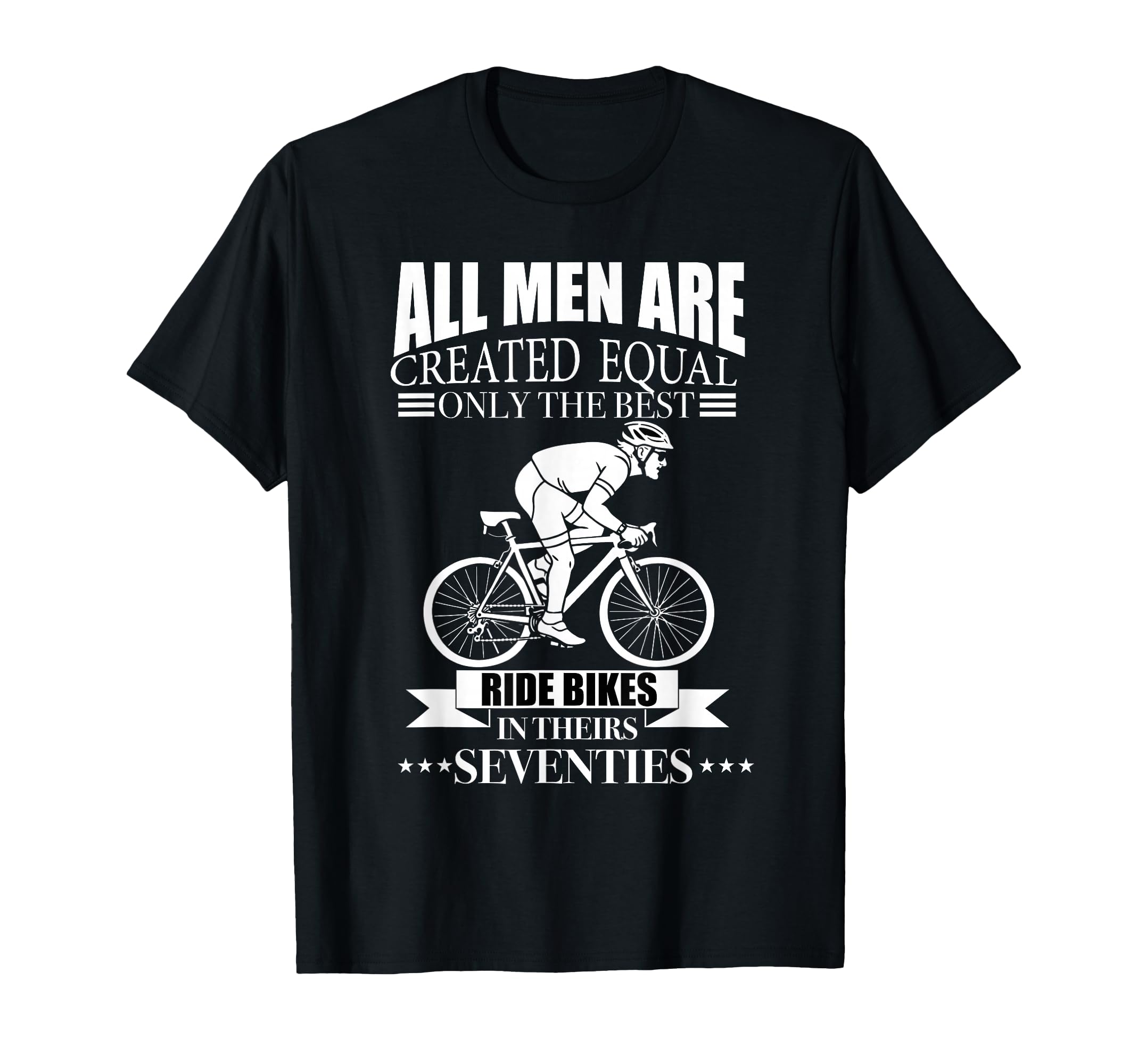 All Are Created Equal Biking T-Shirt - Aesthetic Graphic for Adults - T-Shirt, Sweatshirt, Hoodie
