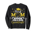 Proud Mom 2026 College Graduate Sweatshirt - Minimalist Print Men Women - T-Shirt, Sweatshirt, Hoodie