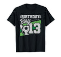13 Year Old Birthday Soccer Party 13Th T-Shirt - Custom Art Print Unisex - T-Shirt, Sweatshirt, Hoodie