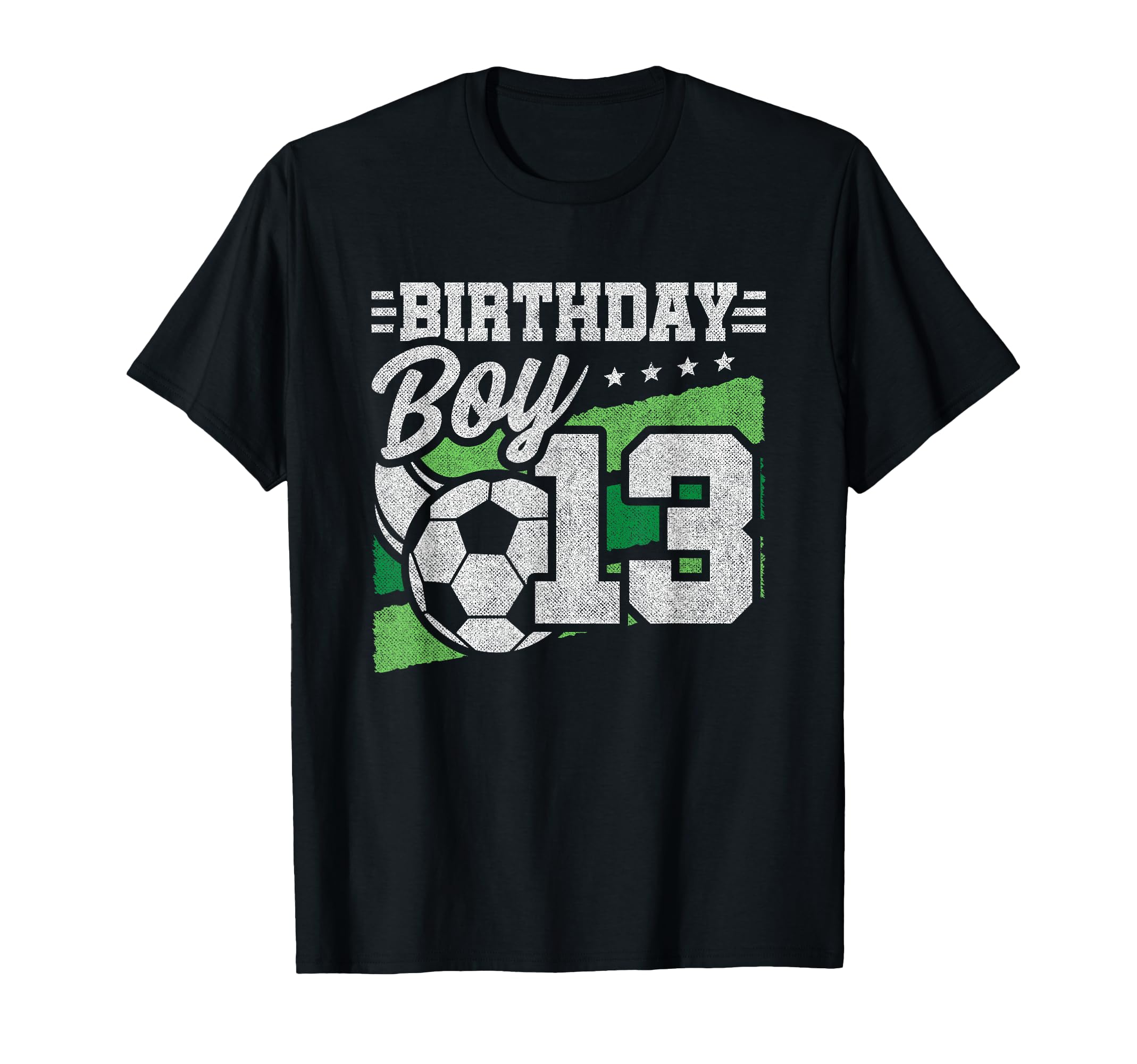 13 Year Old Birthday Soccer Party 13Th T-Shirt - Custom Art Print Unisex - T-Shirt, Sweatshirt, Hoodie