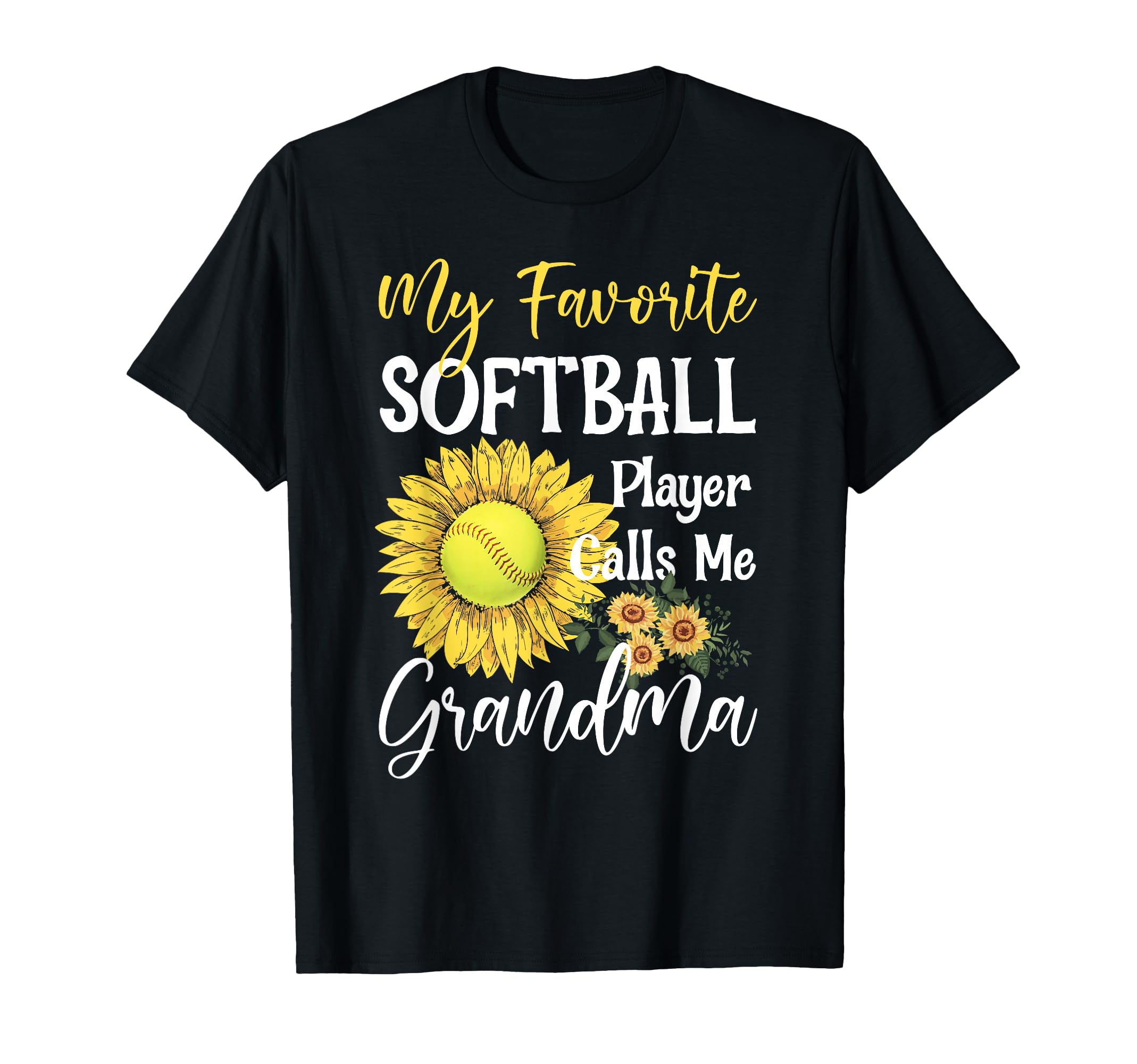 My Favorite Softball Player Calls Me T-Shirt - Graphic Print for Adults - T-Shirt, Sweatshirt, Hoodie