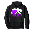 Papa Bear Support Epilepsy Awareness Hoodie - Novelty Apparel Unisex - T-Shirt, Sweatshirt, Hoodie