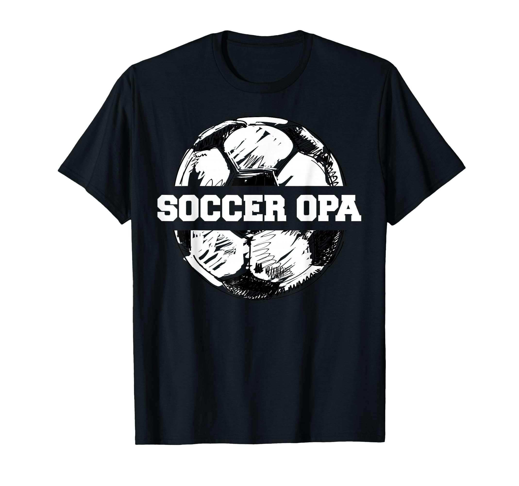 Soccer Opa Soccer Ball Split Funny T-Shirt - Aesthetic Graphic Unisex - T-Shirt, Sweatshirt, Hoodie