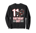 Motocross Birthday Dirt Bike 11Th Sweatshirt - Casual Everyday Wear Unisex - T-Shirt, Sweatshirt, Hoodie