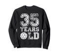 35 Years Old Soccer Sports Birthday Sweatshirt - Graphic Print Men Women - T-Shirt, Sweatshirt, Hoodie