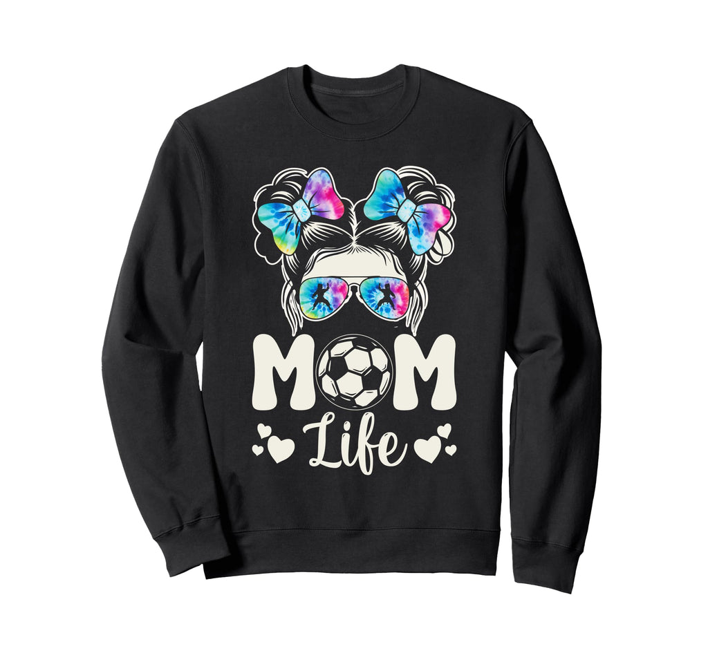 Soccer Karate Mom Life Messy Sweatshirt - Fun Novelty Design for Adults - T-Shirt, Sweatshirt, Hoodie