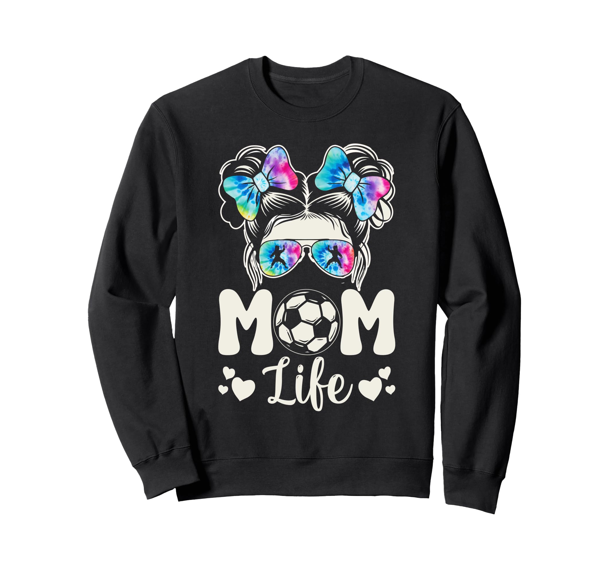 Soccer Karate Mom Life Messy Sweatshirt - Fun Novelty Design for Adults - T-Shirt, Sweatshirt, Hoodie