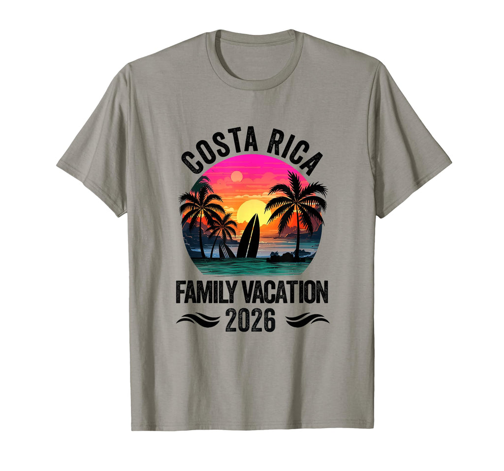 Costa Rica Family Vacation 2026 T-Shirt - Casual Everyday Wear Unisex - T-Shirt, Sweatshirt, Hoodie
