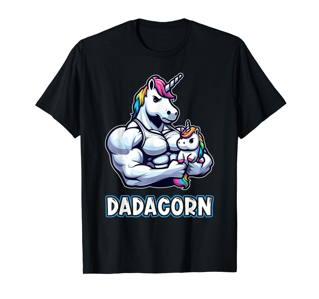 Dadacorn Fathers Day Unicorn Dad T-Shirt - Fun Novelty Design for Adults - T-Shirt, Sweatshirt, Hoodie